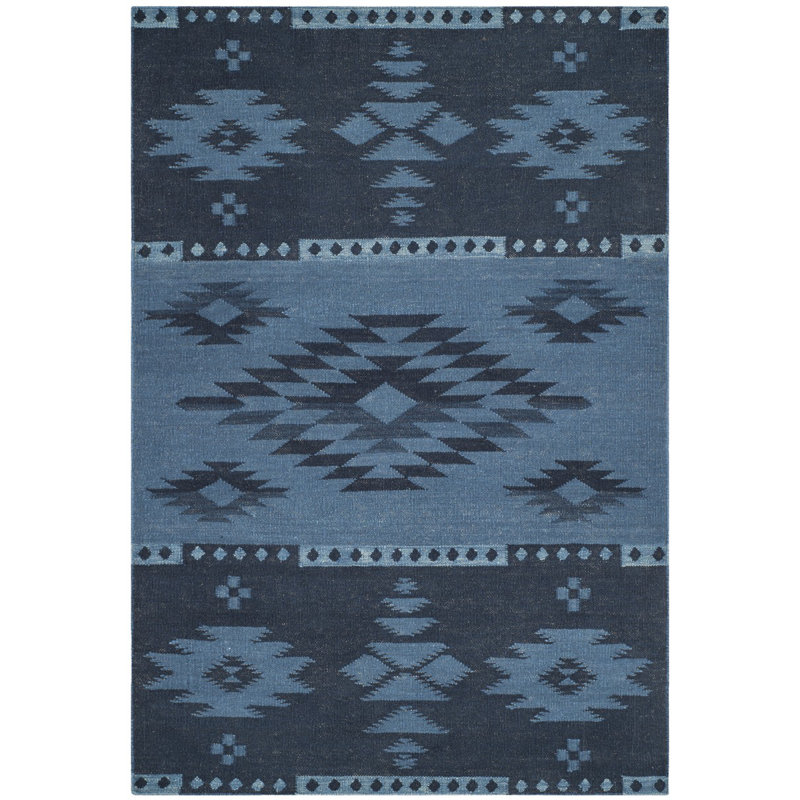 Laurel Canyon Flatweave Wool Area Rug, Rectangle 4' x 6'