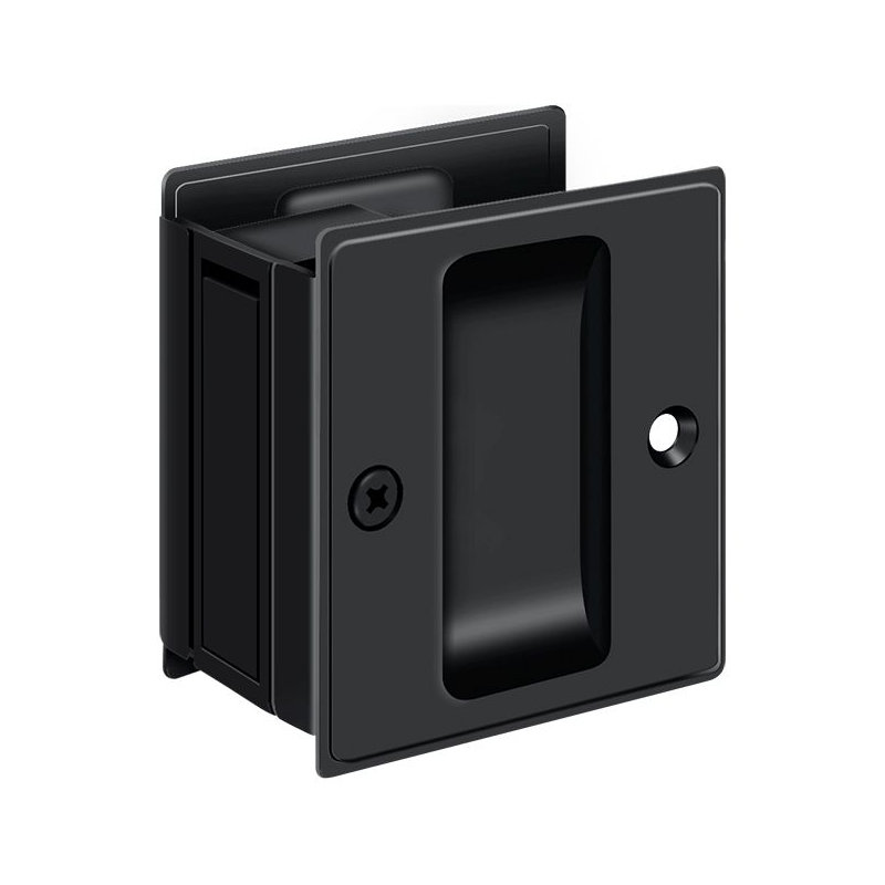Pocket Door Hardware, Black