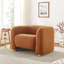  Chaise d'appoint rembourrée moderne 40,25 po Xanum, tissu uni, design minimaliste pour le salon, la chambre à coucher ou le bureau-358698280