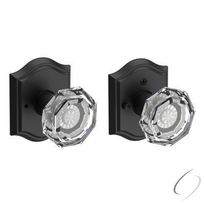 Crystal Door Knob with Baldwin Reserve Rosette