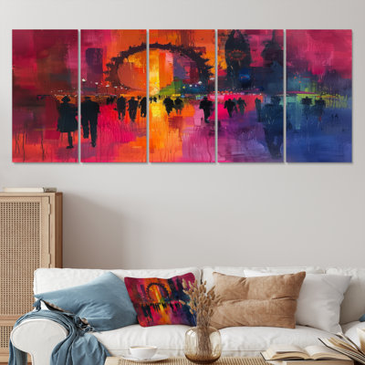 Amusement Parks Amusement Parks Carnival Chaos - Amusement Parks, ensemble d'art sur toile