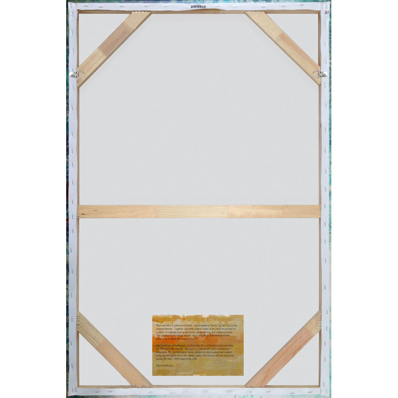 "Eiffel Tower Blueprint" Print on Wrapped Canvas, 36" H x 24" W x 1.5" D