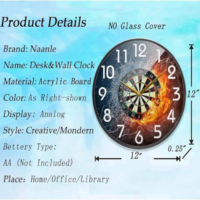 Horloge murale Naanle