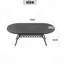 Table de salle à manger en aluminium coulé avec cadre et trou pour parasol L81,89 * W41,34 po