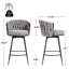  Tabouret de bar et de comptoir pivotant à motif de tissage courbé-1291431362