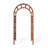 39 W x 23 D Polyvinyl Chloride (PVC) Arbor in Brown