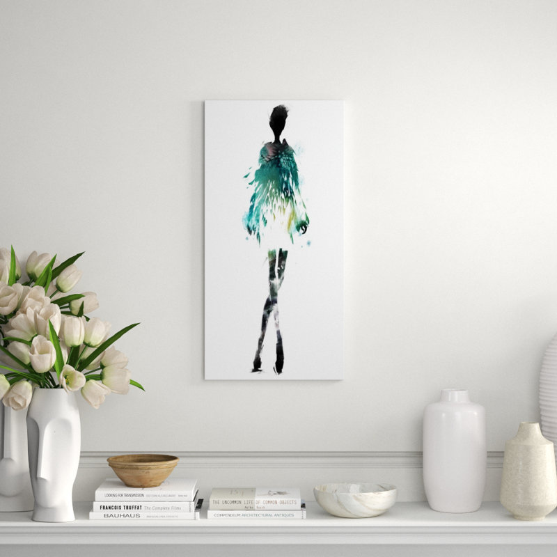 A La Mode VII Painting by Emma Brooks, 80" H x 40" W, Outdoor