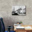 «Copenhagen Affiche Black and White» par Linda Woods, estampe numérique sur toile-954605747