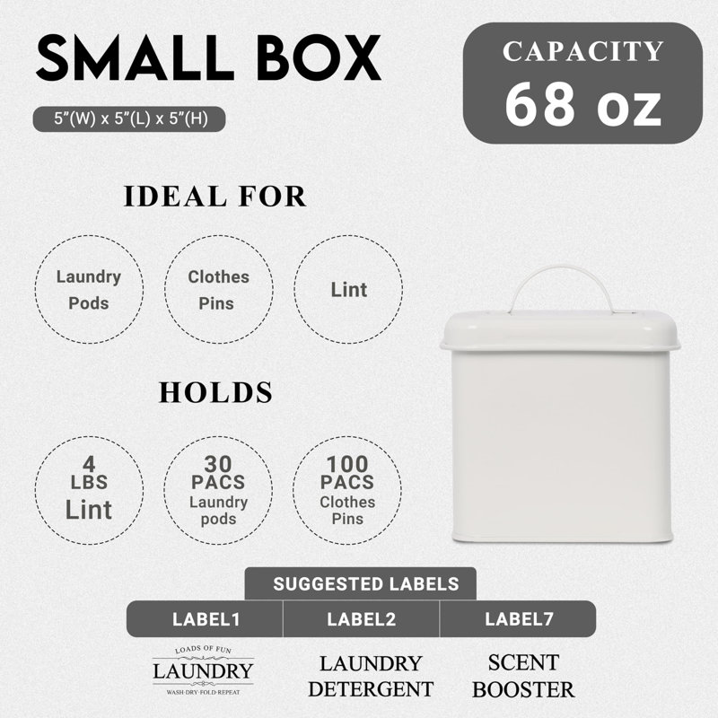 Ensemble de rangement et rangement pour salle de lavage 3 pièces | Décor de salle de lavage moderne de style campagne moderne | Panier à linge