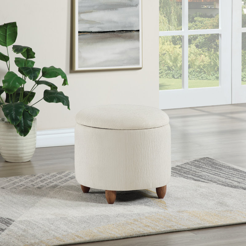 Repose-pieds Twomey, Polyester blanc neige