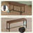 Expandable Dining Table Set for 4-8, 63" Large Extendable Kitchen Table with 2 Benches & 2 Stools, Modern Wood Top & Metal Frame, Space-Saving, Easy Assembly, Walnut.-62735604-62735605-62735608-62735603-62735614