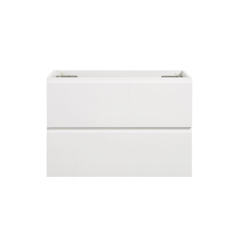Armoire murale SANS lavabo, couleur blanche, avec deux tiroirs, pré-assemblée, 30", Blanc