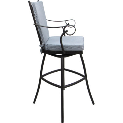 Bleu - brun foncé - assise de 34 po