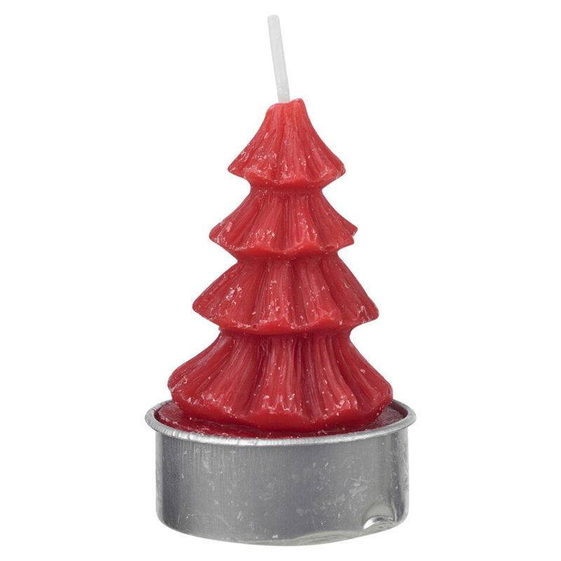 Unscented Tealight Candle, Red