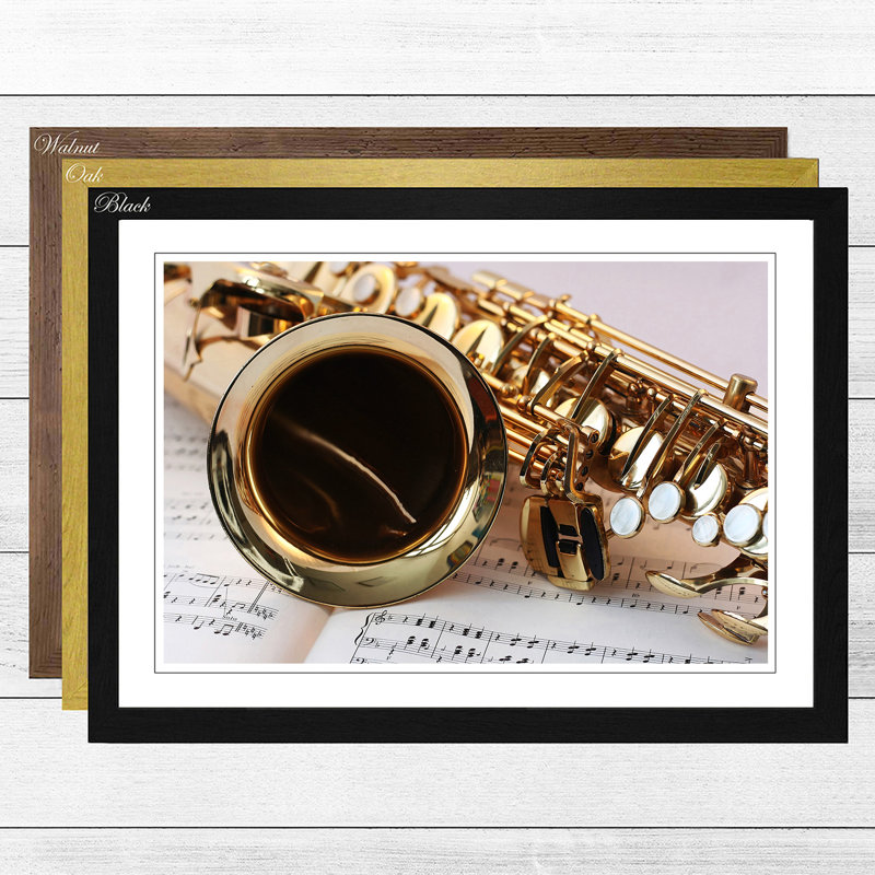 Single Picture Frame Print, Black
