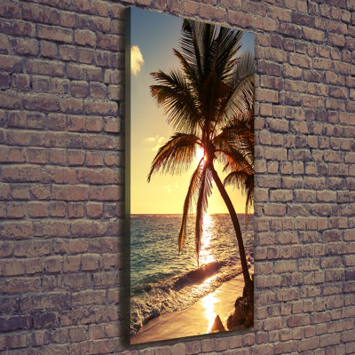Tropical Beach - Wrapped Canvas Print
