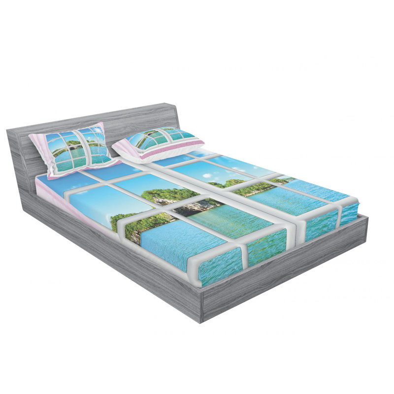 Microfiber Sheet Set, Full Sheet Set with Fitted Sheet