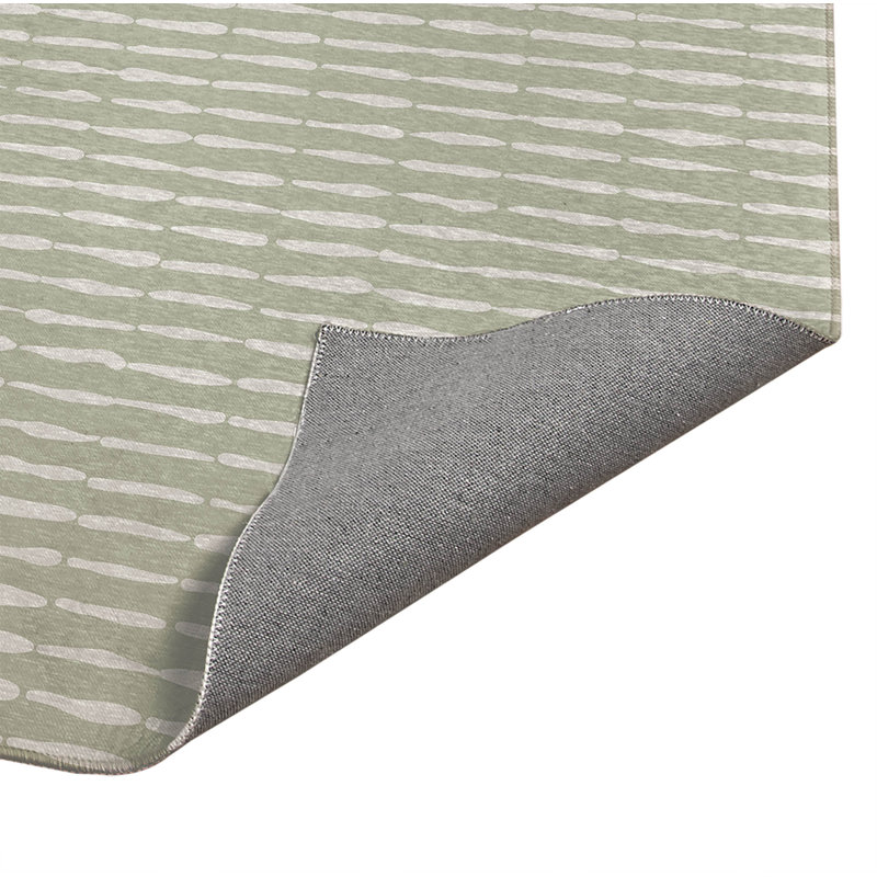 Chuck Indoor Doormat, Light Green, 60" W x 84" L
