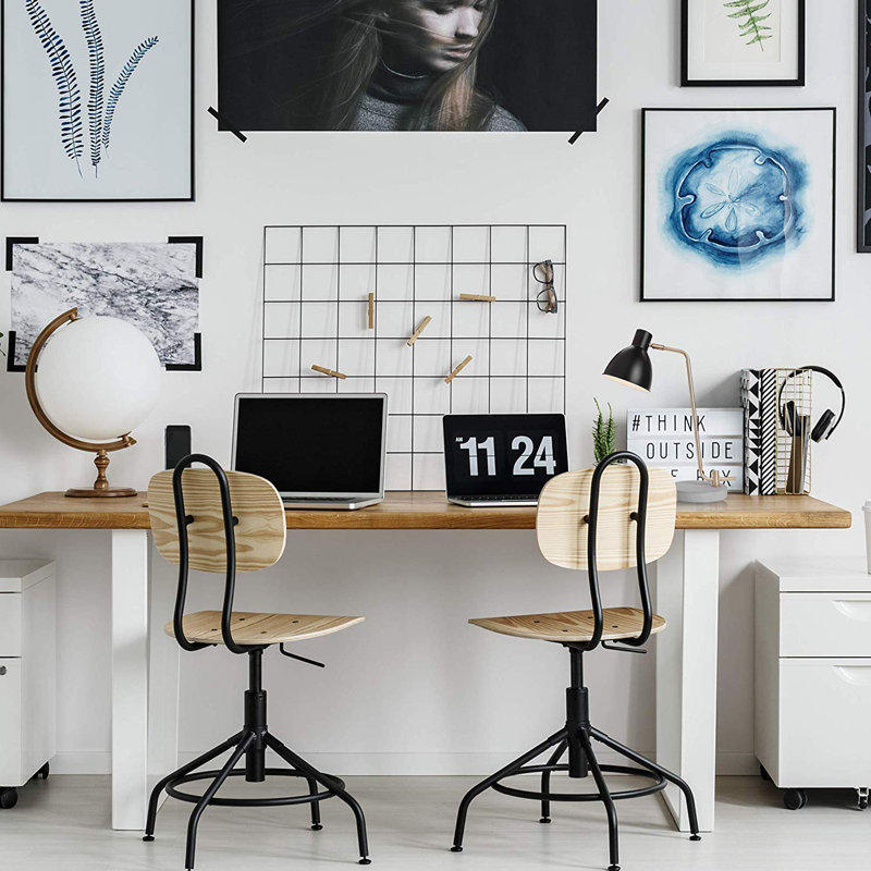 Lampe de bureau 21 po Jaydie, Noir
