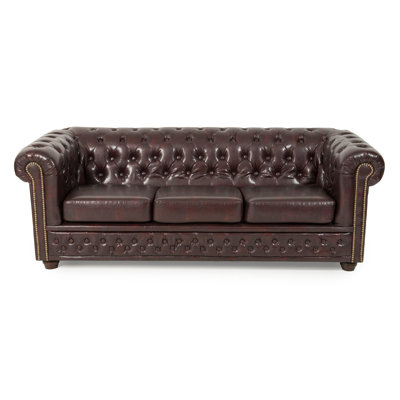 Centralia Faux Leather Sofa Bed