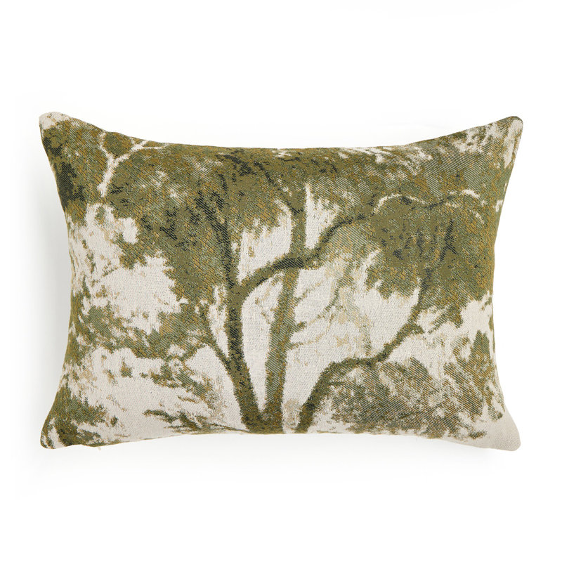 Toile Pillow-Toile Moss-24"X24", Toile Moss, Rectangle 14"H x 20"W