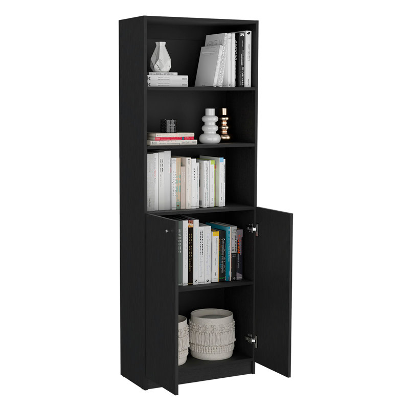 Wenge 3 Piece Living Room Set With 3 Bookcases, Wenge