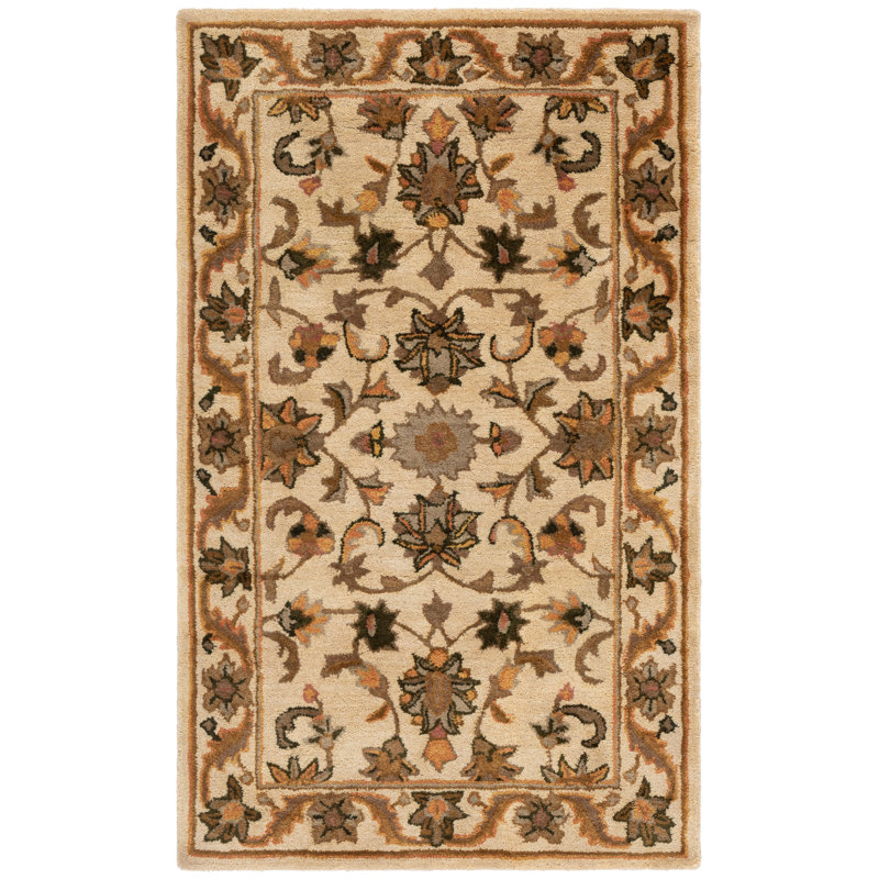 Tapis oriental en laine touffeté à la main Dunbar, Rectangle 3 pi x 5 pi