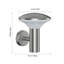 Silver 19.8cm H Outdoor Sconce