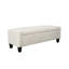 Banc de rangement capitonné en velours Rondre-1247299096