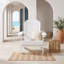 Chaise pliante avec porte-gobelets-401039686