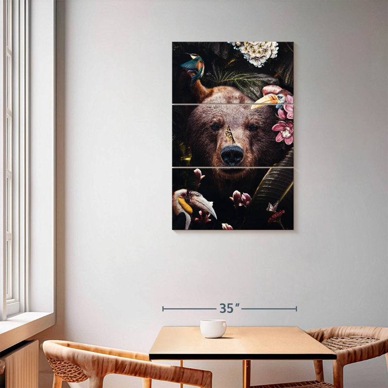 Bear I, 57" H x 36" W