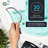 Digital Water Testing Kit - Digital Hot Tub Water Tester for Pool - Digital Chlorine Tester for Pool by AquaDoc with Water Analyzer and Test Strips