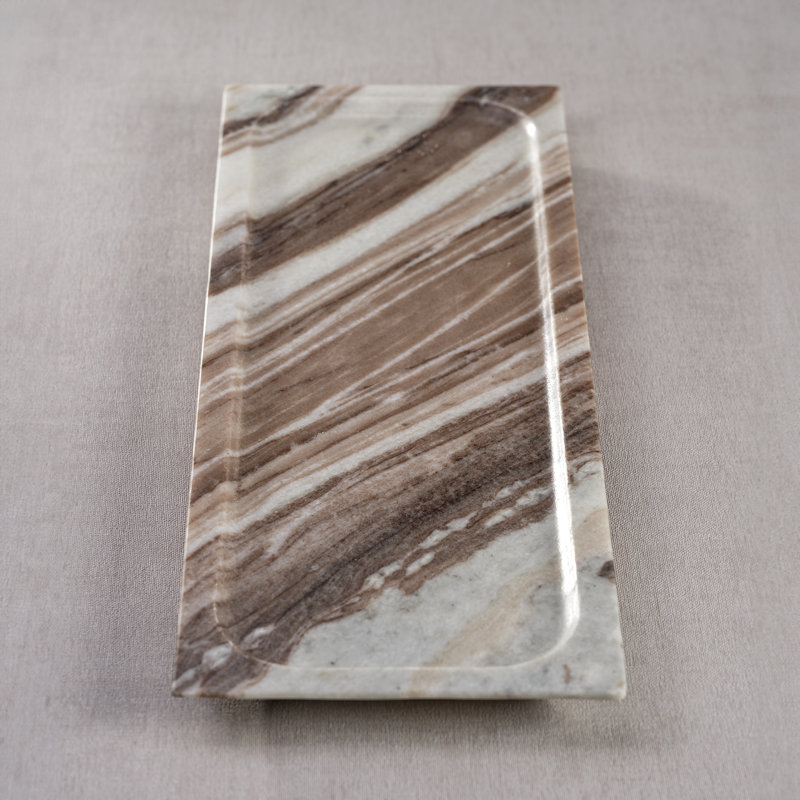 Altamura Marble Tray, 0.5" H x 15.75" W x 6" D
