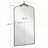 Full Length Arched Floor Mirror Metal Framed Mirror-114309783-121847411
