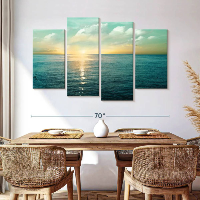 Let It Be Light 4 pièces, H 42 po x l 68 po x P 1,25 po