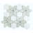 Water Jet - Marble Daisy Flower Pattern Mosaic Wall & Floor Tile-105790886