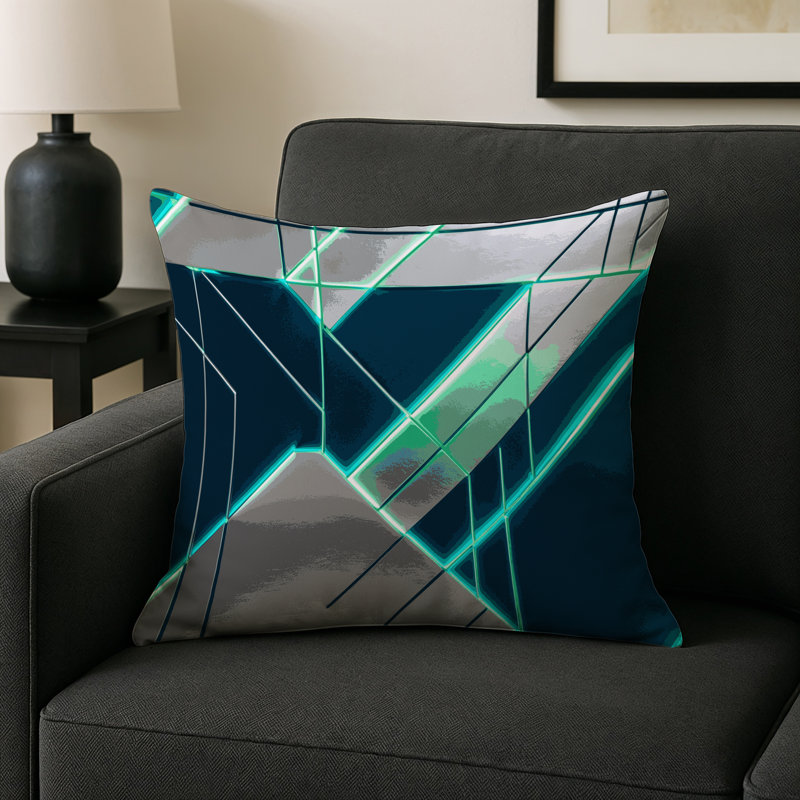 Cosmic Spire Indoor And Outdoor Throw Pillow, Square 18"