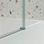 Porte de douche en verre, porte coulissante, avec verre trempé de 5/16 po-111795476