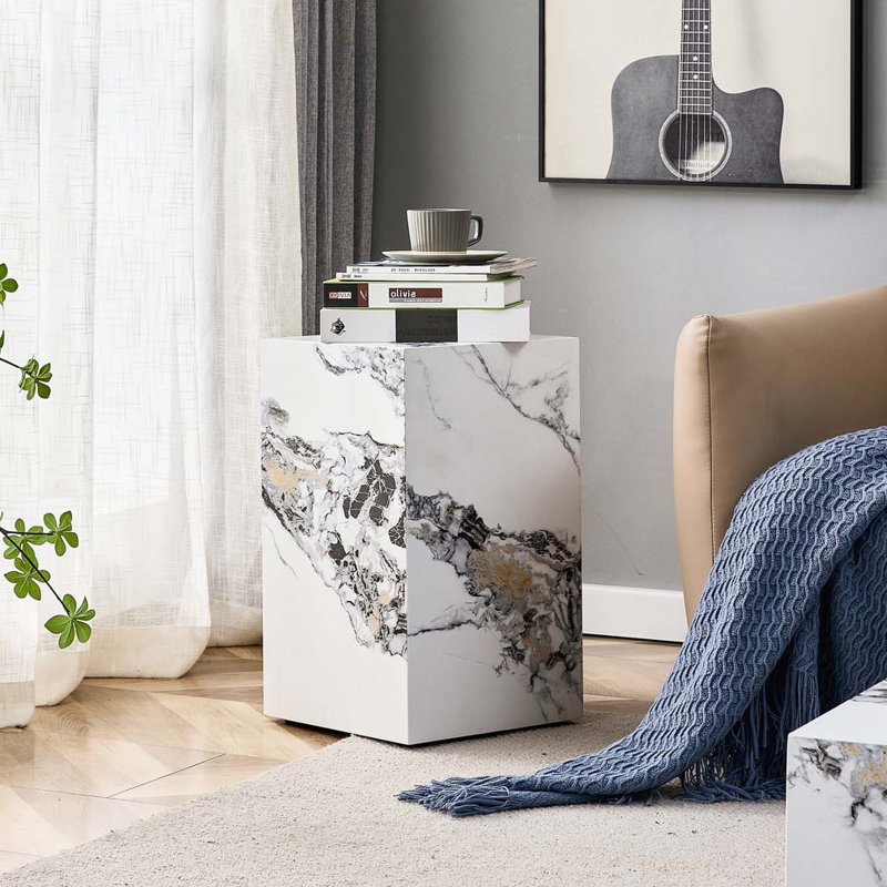 Table basse Texture, Blanc