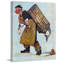 « sirène » par norman rockwell, reproduction d’art sur toile tendue-1899618291