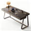 Stone Stainless Steel Writing Desk-1655019691