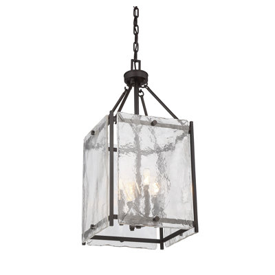 Lustre carré à 4 lumières Dotan