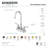 Kingston Brass Magellan Two-Handle 2-Hole Deck Mount Bar Faucet-47351510