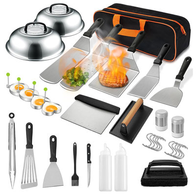 35Pcs Griddle Accessories Flat Top Grill Spatula Set For Blackstone Bbq