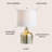 Wroten 19" Bedside Table Lamp