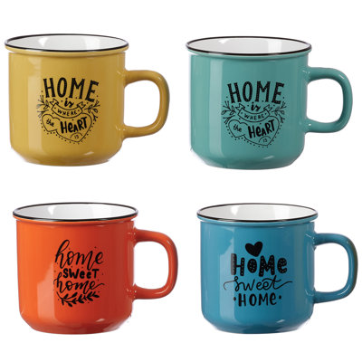 Kaffeebecher 4-fach sortiert Home
