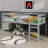 Twin Raised Loft Bed With Ladder-61052258