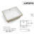 20"X15.5" White Ceramic Rectangular Undermount Bathroom Sink With Overflow