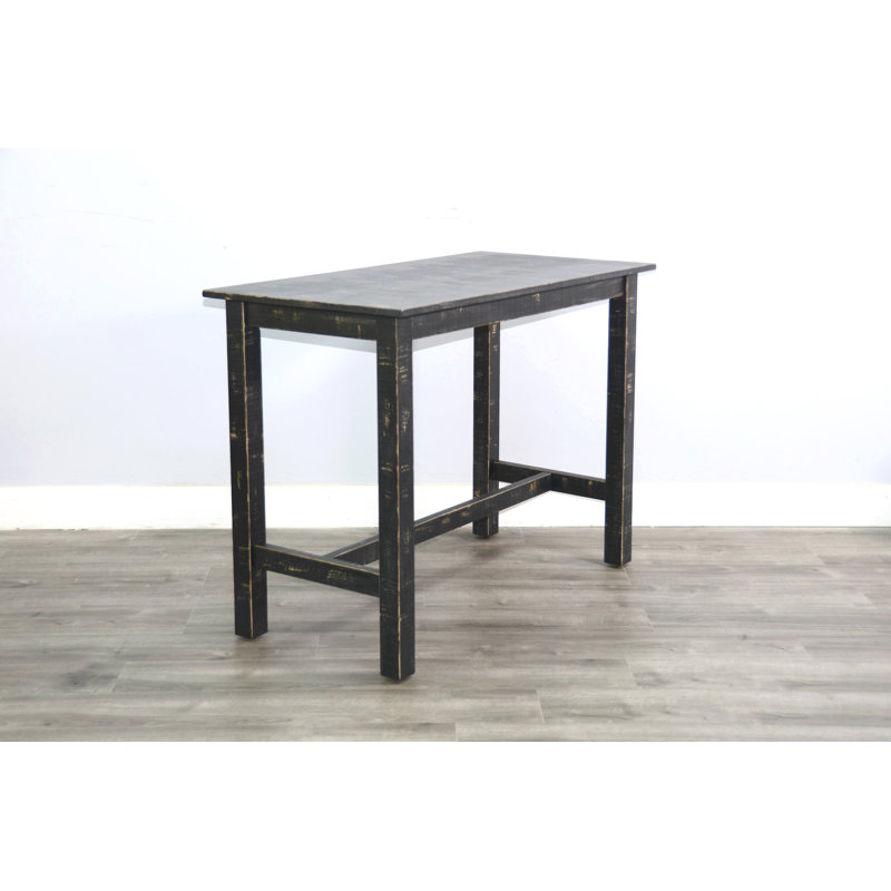 Rectangle L 48 po x l 24 po Mairead, Noir, 42"