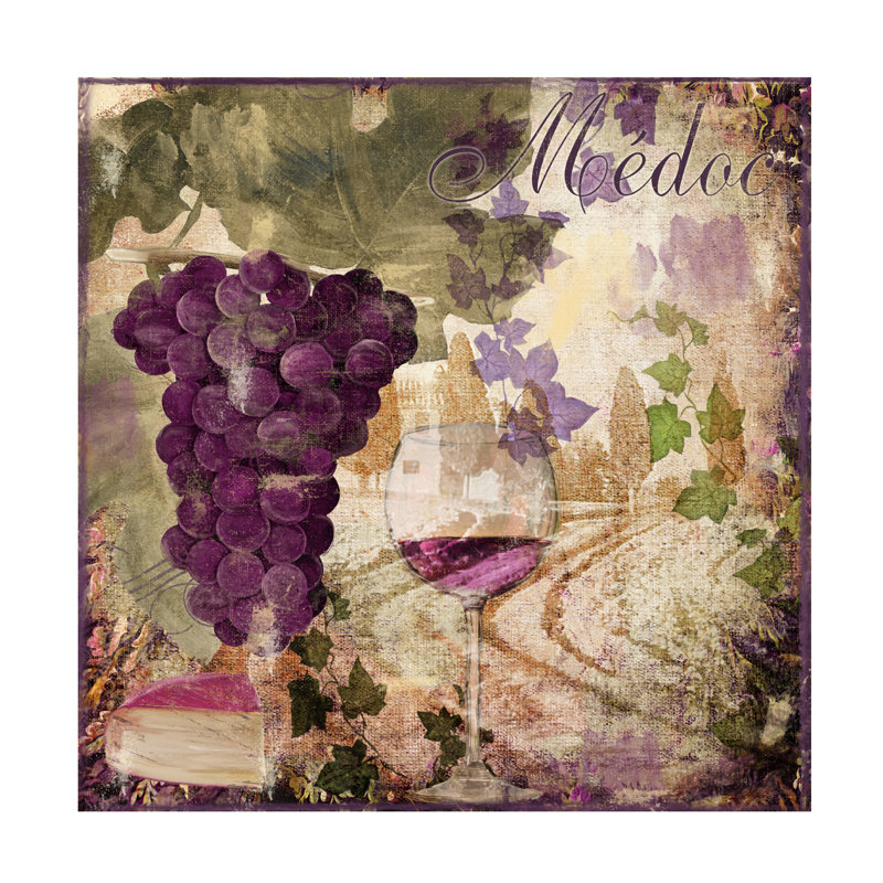 Art sur toile «Bachelor Sasha Wine Country IV», H 35 po x l 35 po